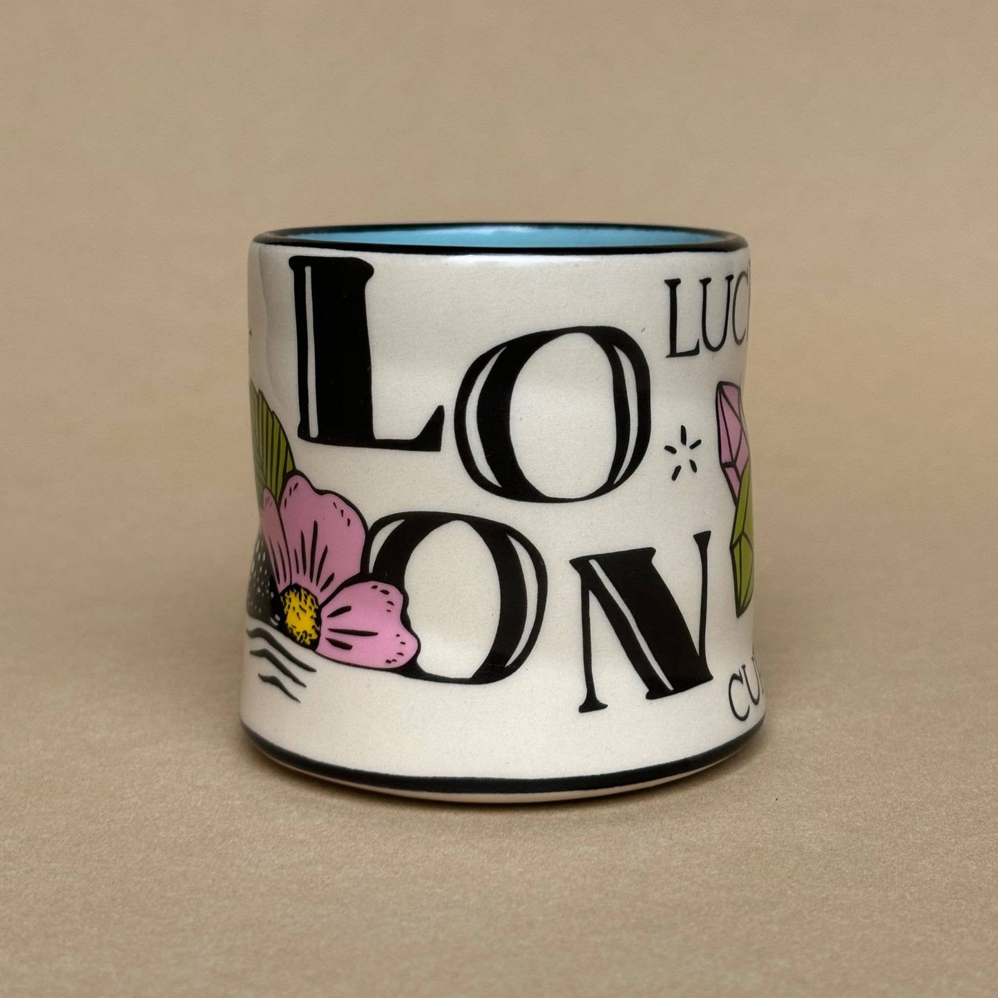 Lucky Loon Ceramic Mug/Cup Medium by The Bowl Maker