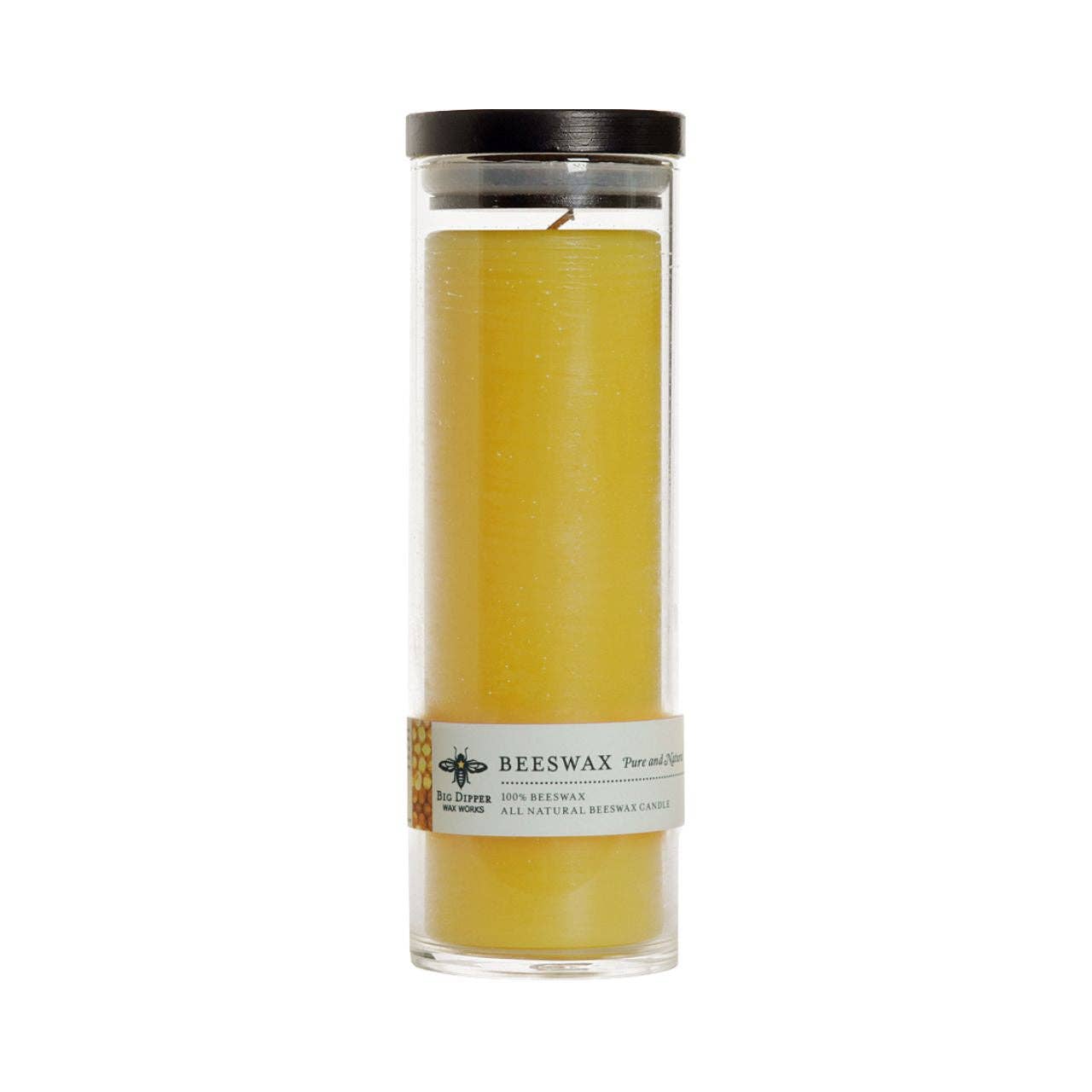 Sanctuary Glass Beeswax Candle
