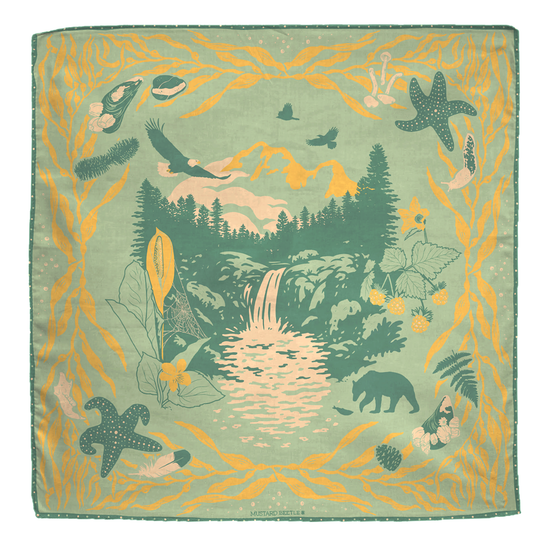 Organic Fair Trade Bandana by Mustard Beetle