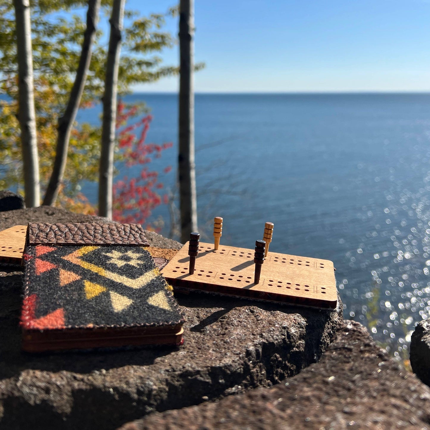 Travel Cribbage Board by North Country Craft