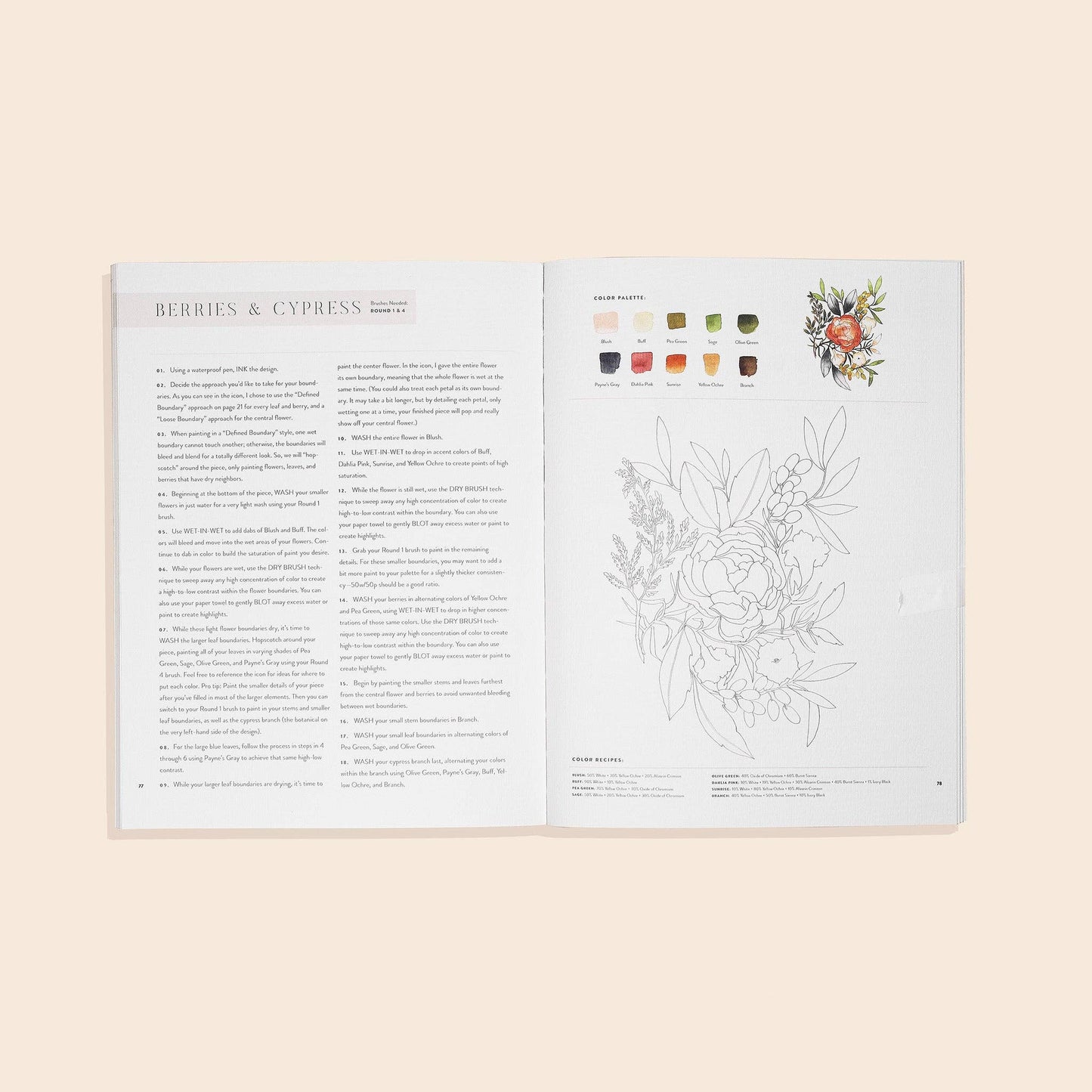 Paige Tate & Co. - Watercolor Workbook