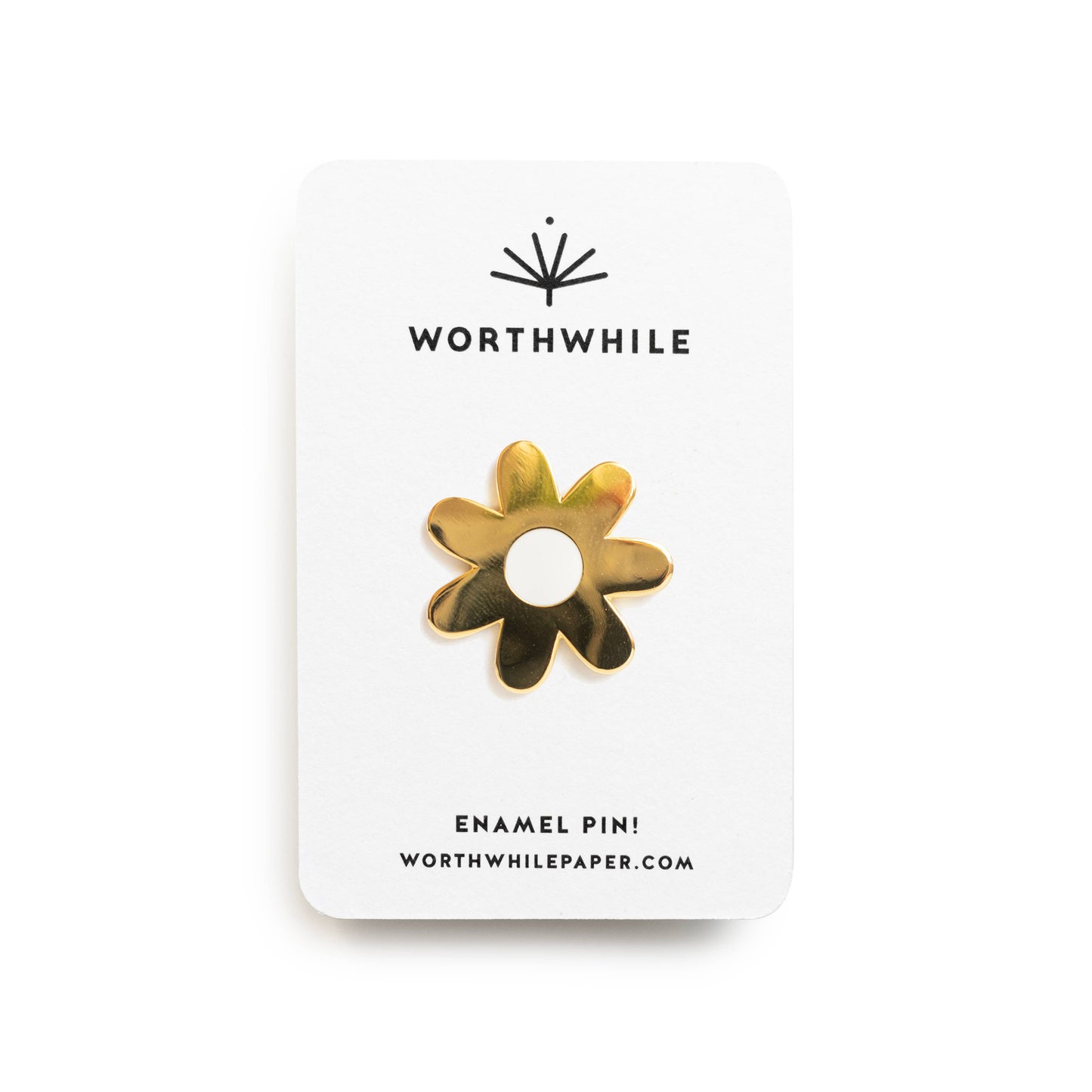 Daisy Enamel Pin