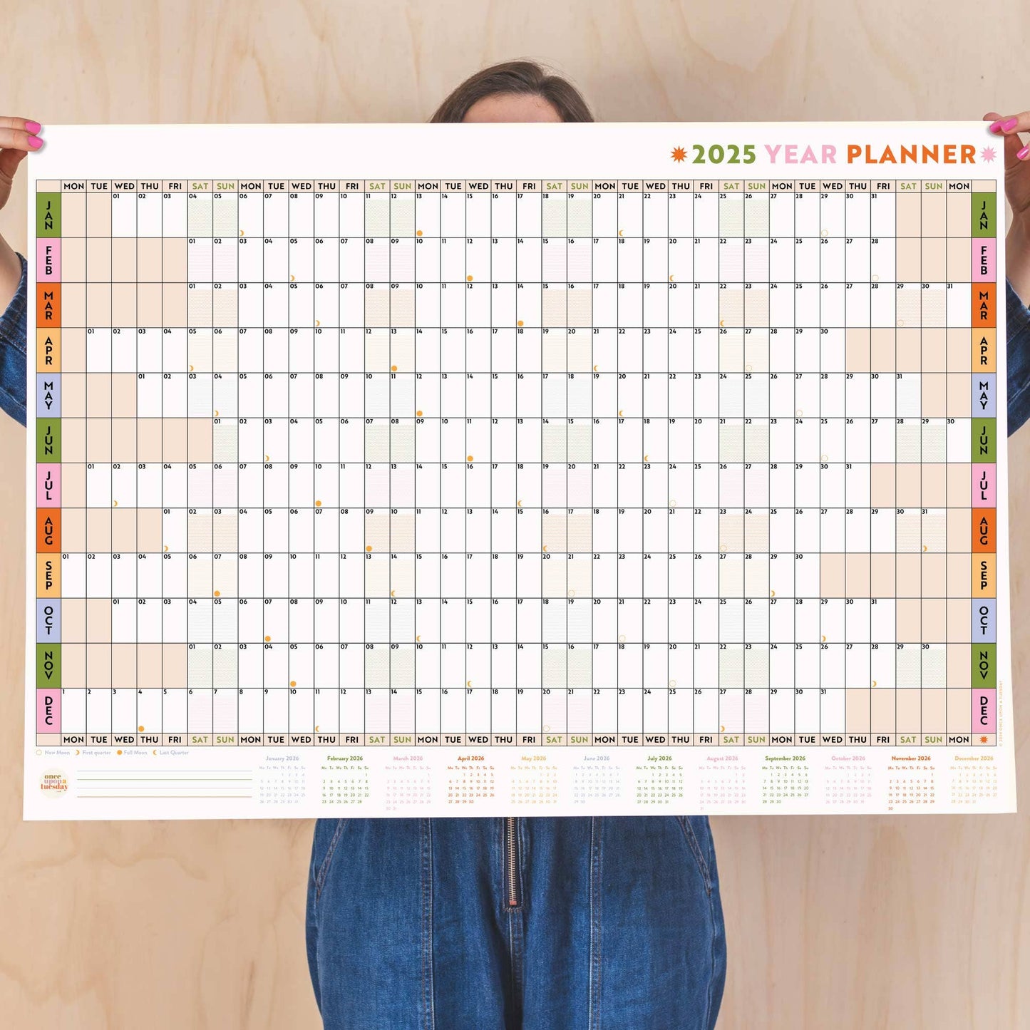 Good Tuesday - 2025 Year Wall Planner