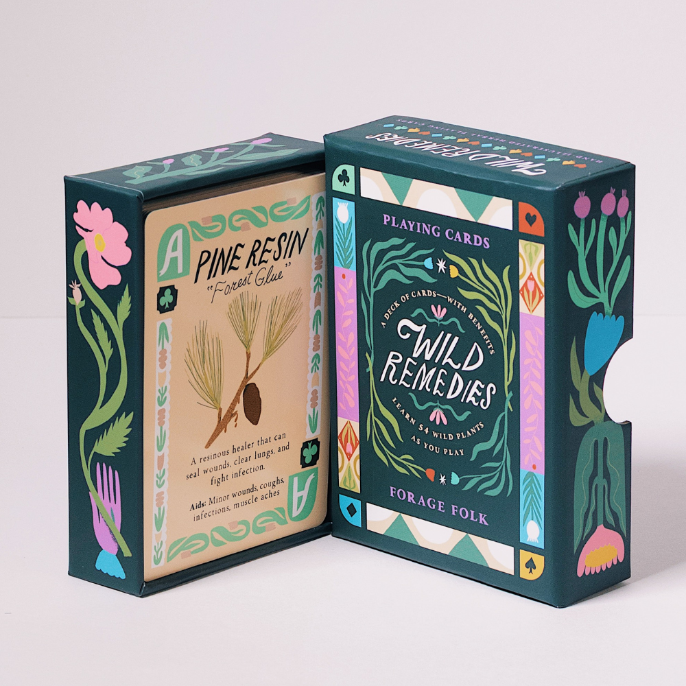 Wild Remedies Herbal Playing Cards by Forage Folk