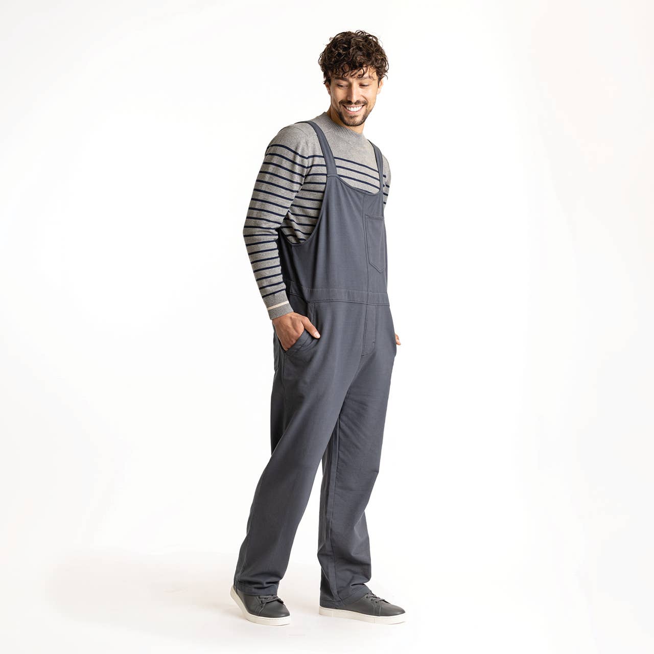 Organic Cotton Overalls - Infinity Blue | XL