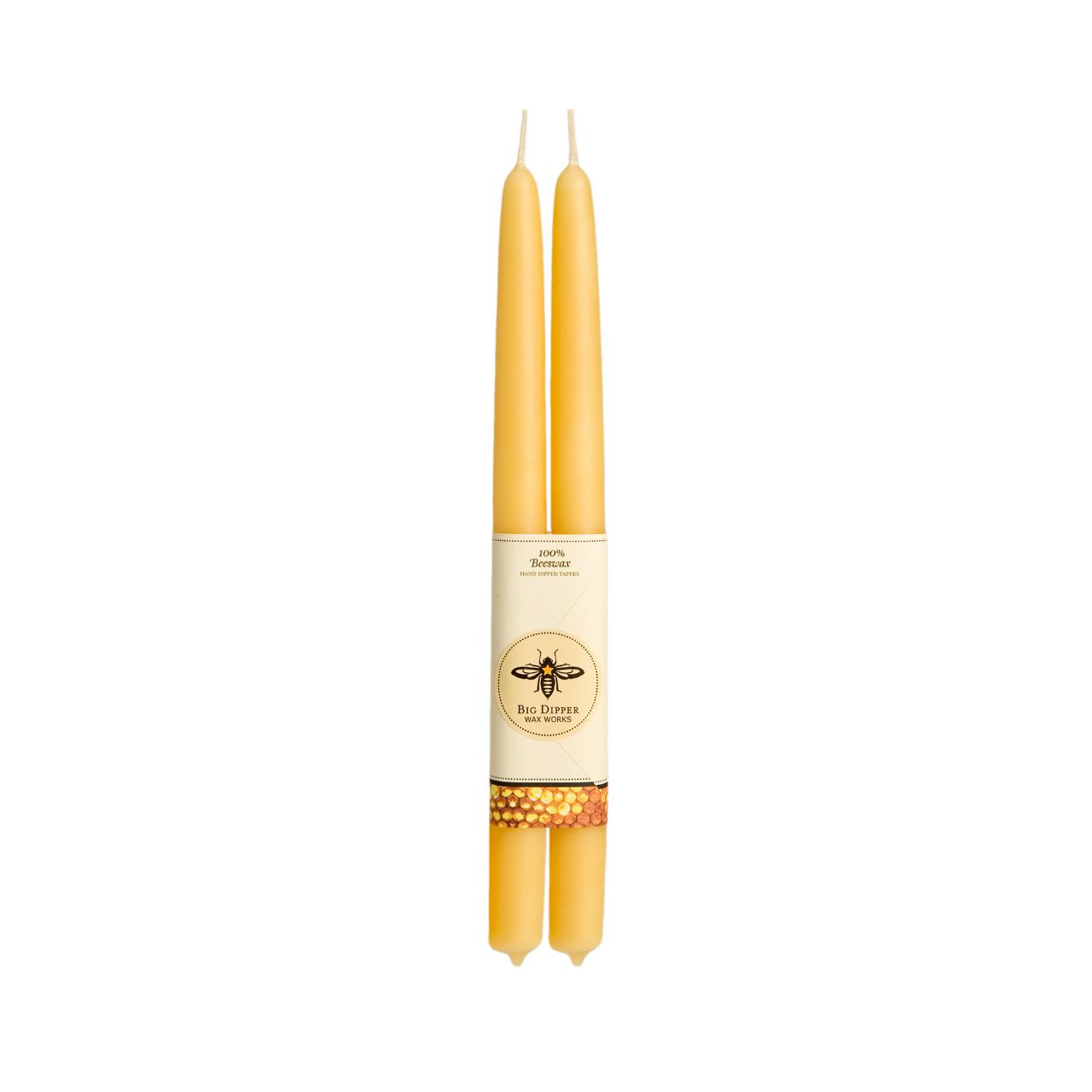 Big Dipper - 100% Pure Beeswax Tapers Standard (12" x 7/8")