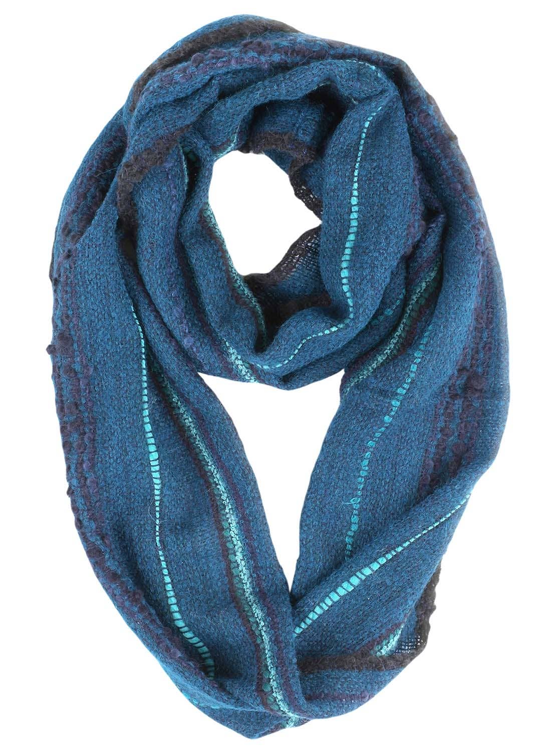 Alpaca Infinity Scarf | Deep Sea Boucle