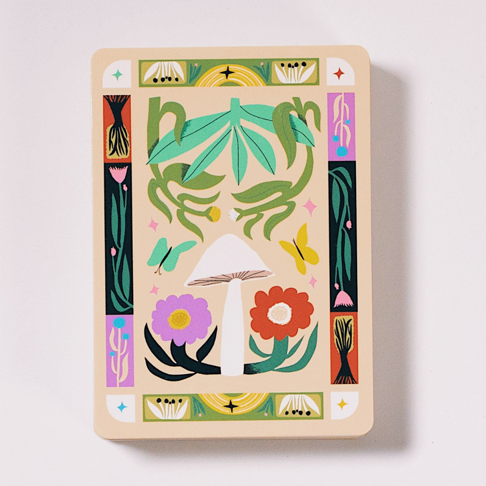 Woodland Treasures Forest Plant Playing Cards by Forage Folk
