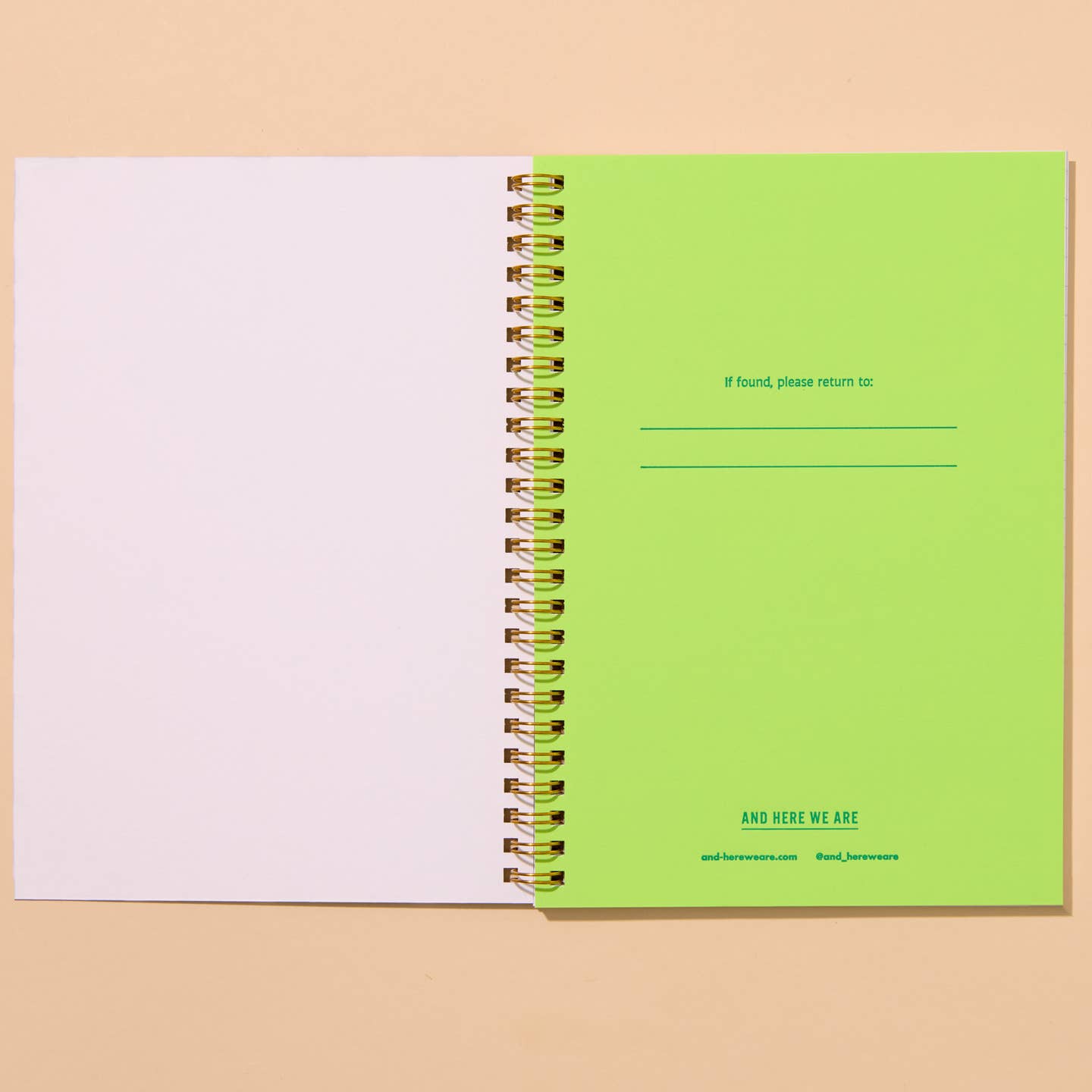 Letterpress A5 Spiral Notebook