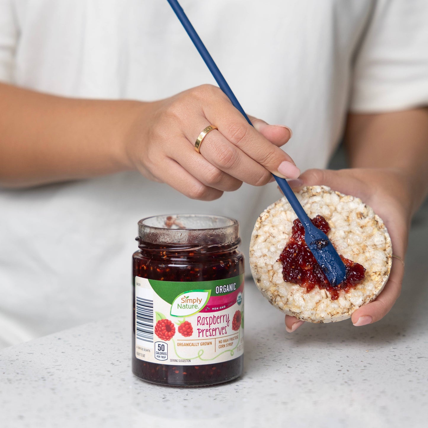 Dual Sided Silicone Jar Scraper