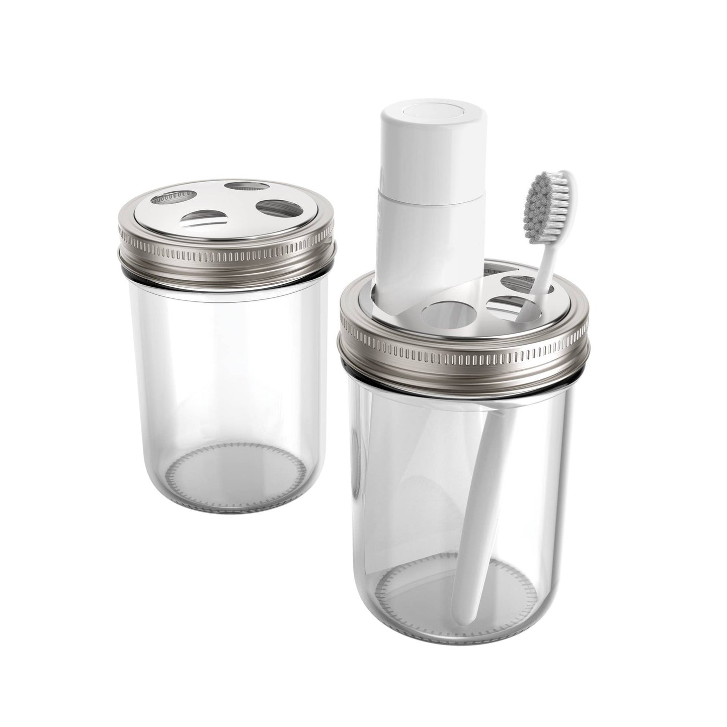 Widemouth Toothbrush/Toothpaste Holder Lid
