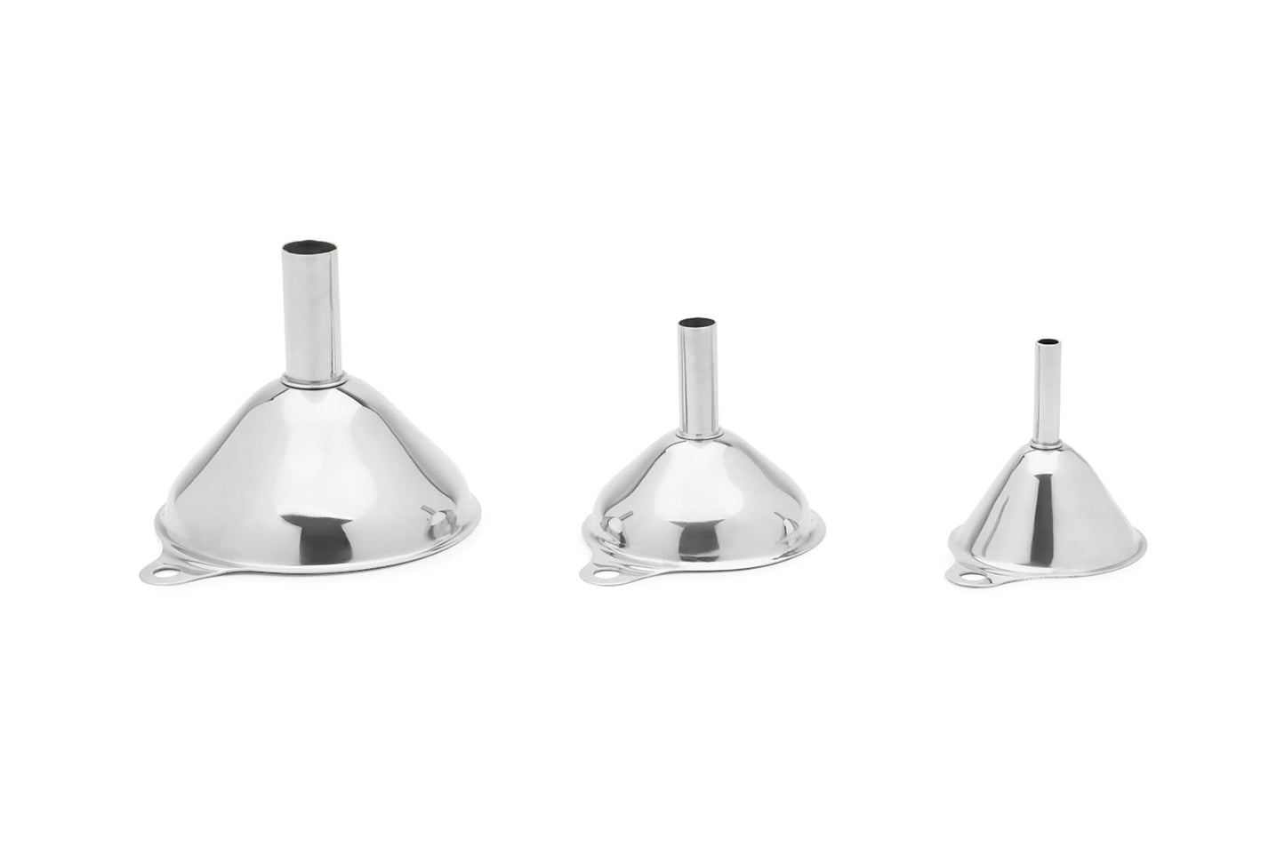 Stainless Steel Funnel | Set of 3