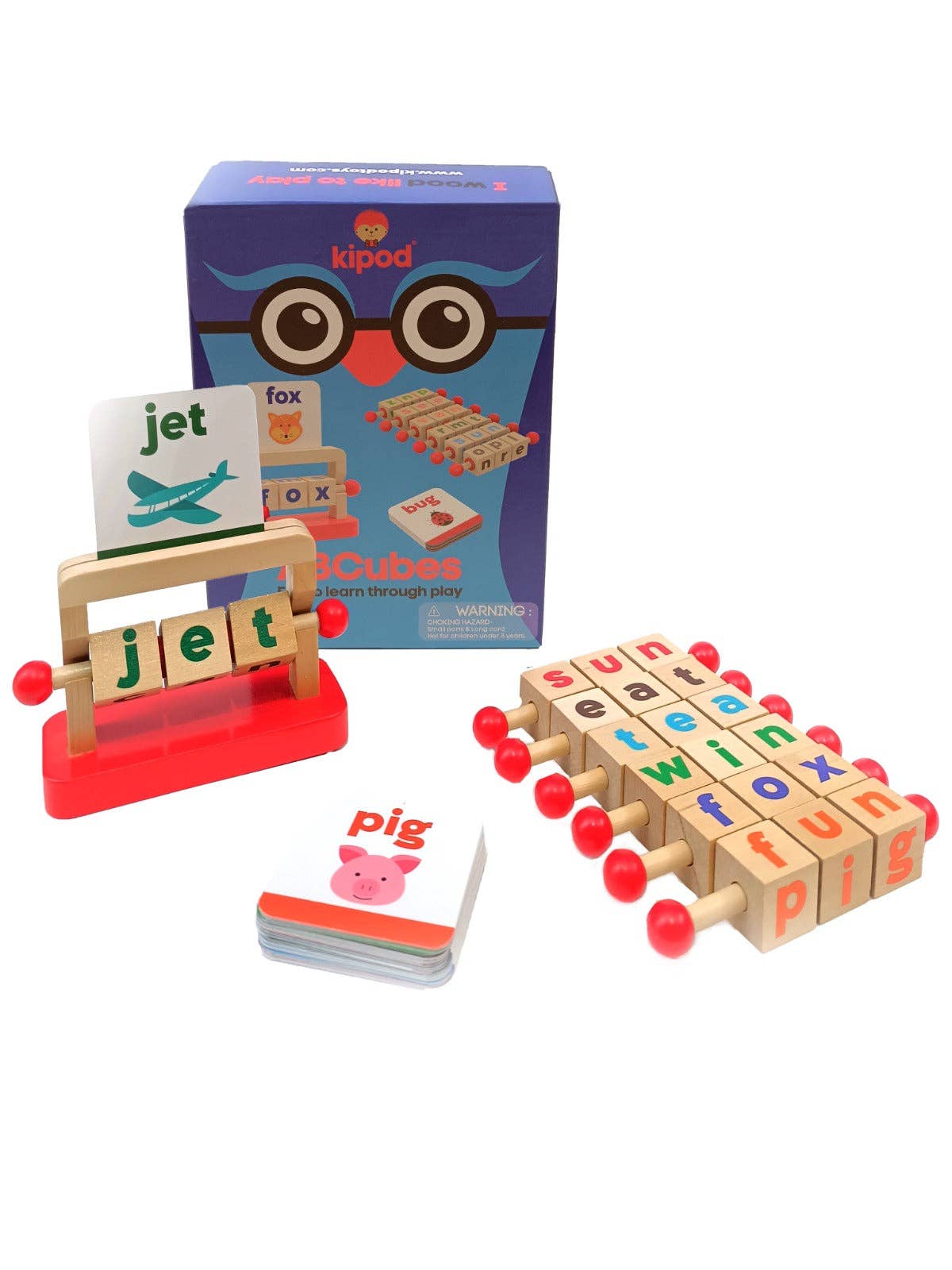 ABCubes Wooden Playset