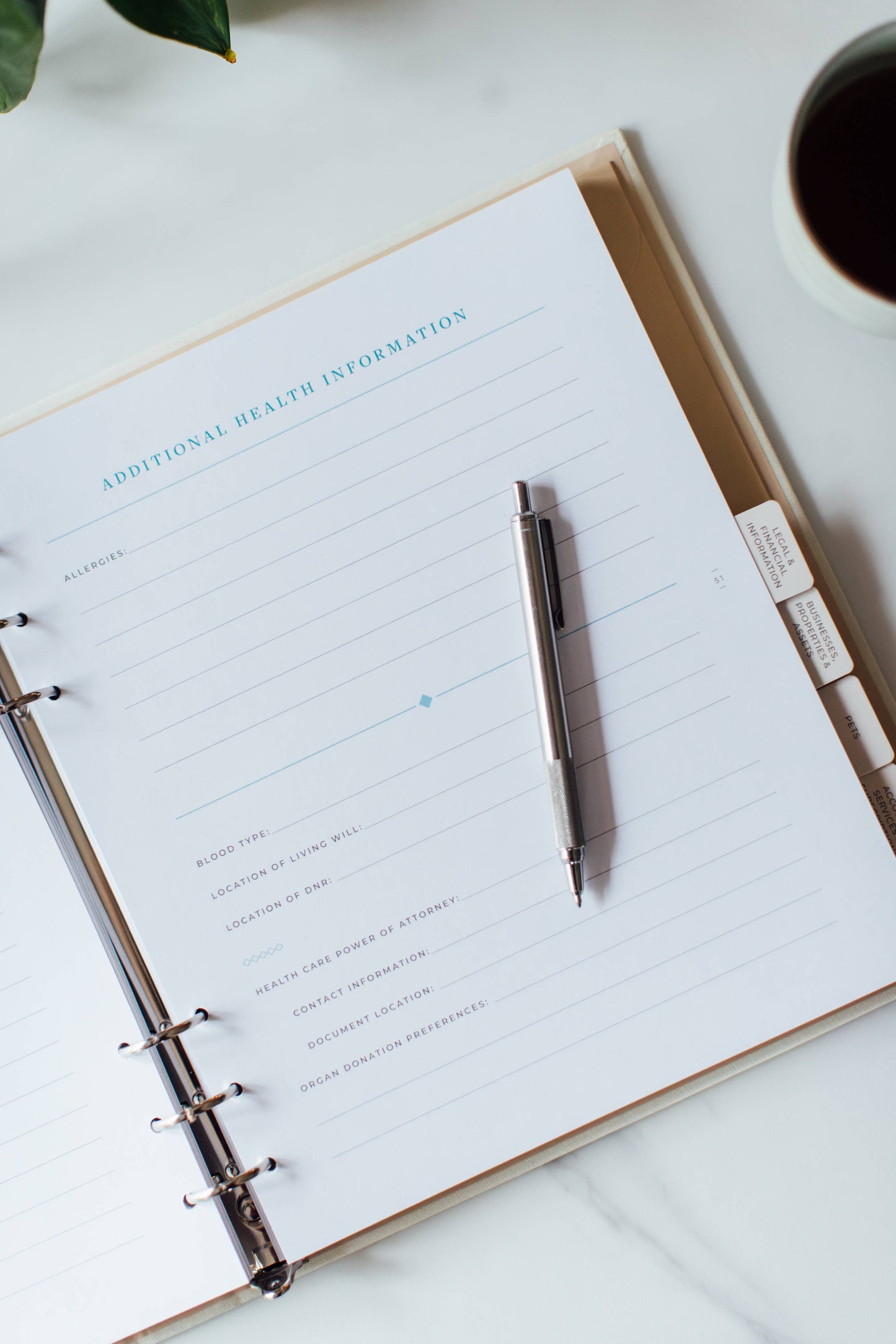Essential Estate Planner (End of Life Organizer)
