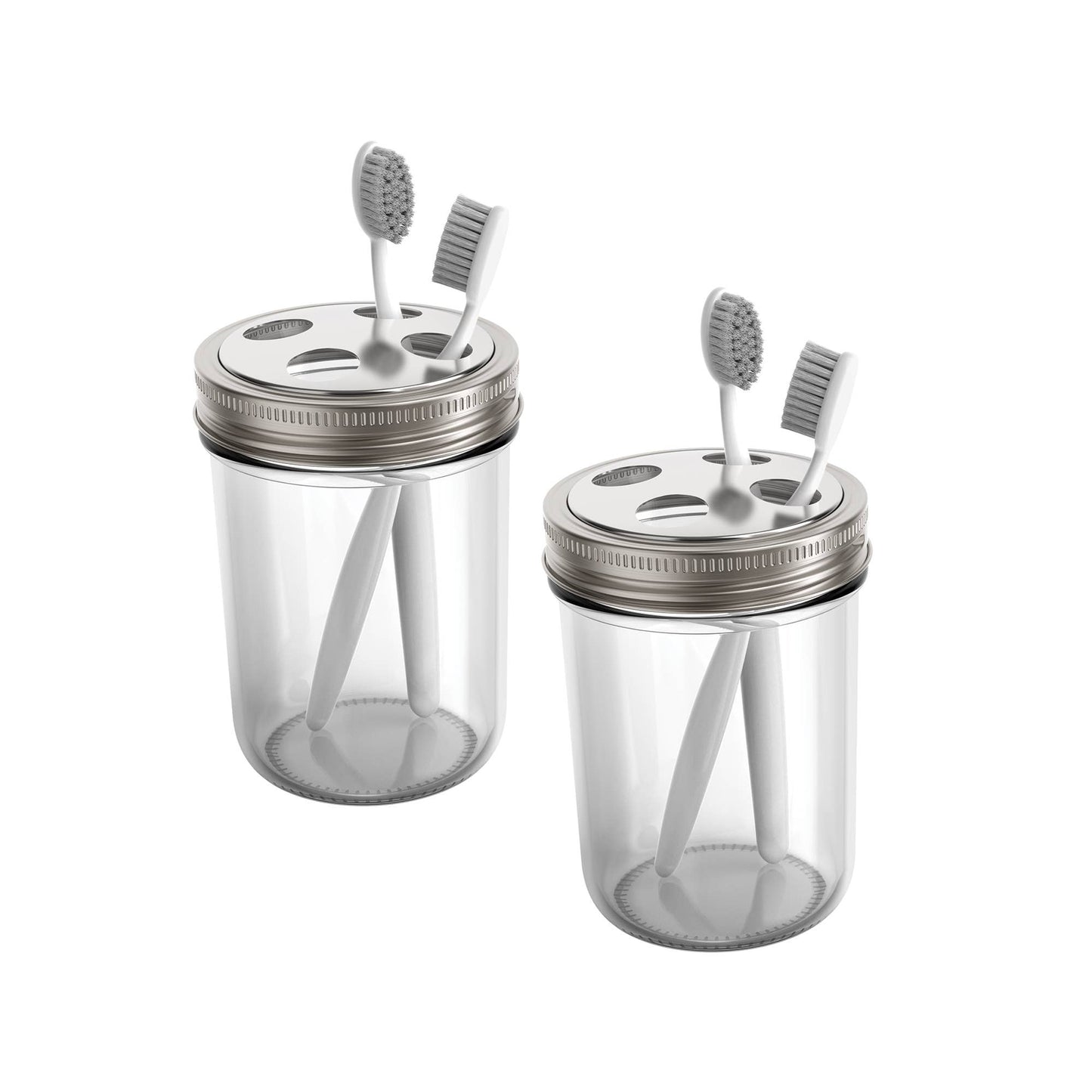 Jarware Toothbrush Holder Wide Mouth