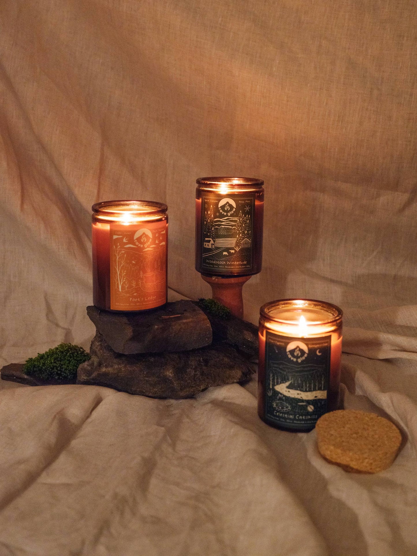 Soy Candles by Cave Glow Studio