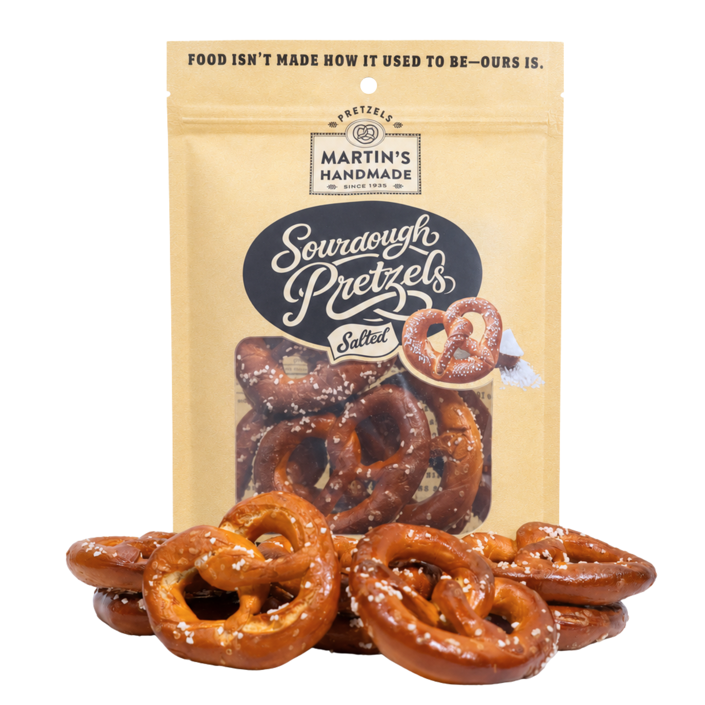Salted Sourdough Pretzels