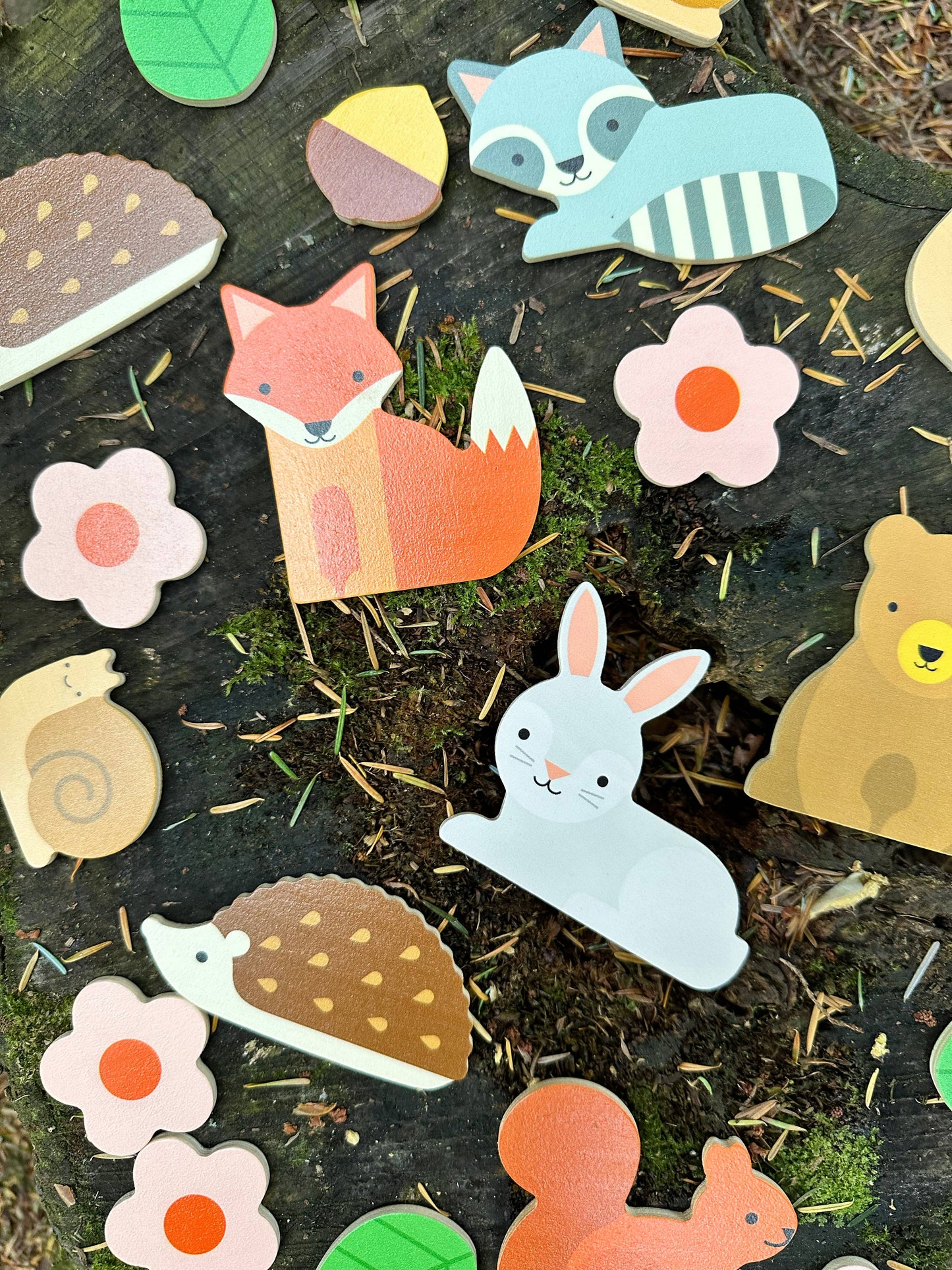 Woodland Wobble Stacking Game
