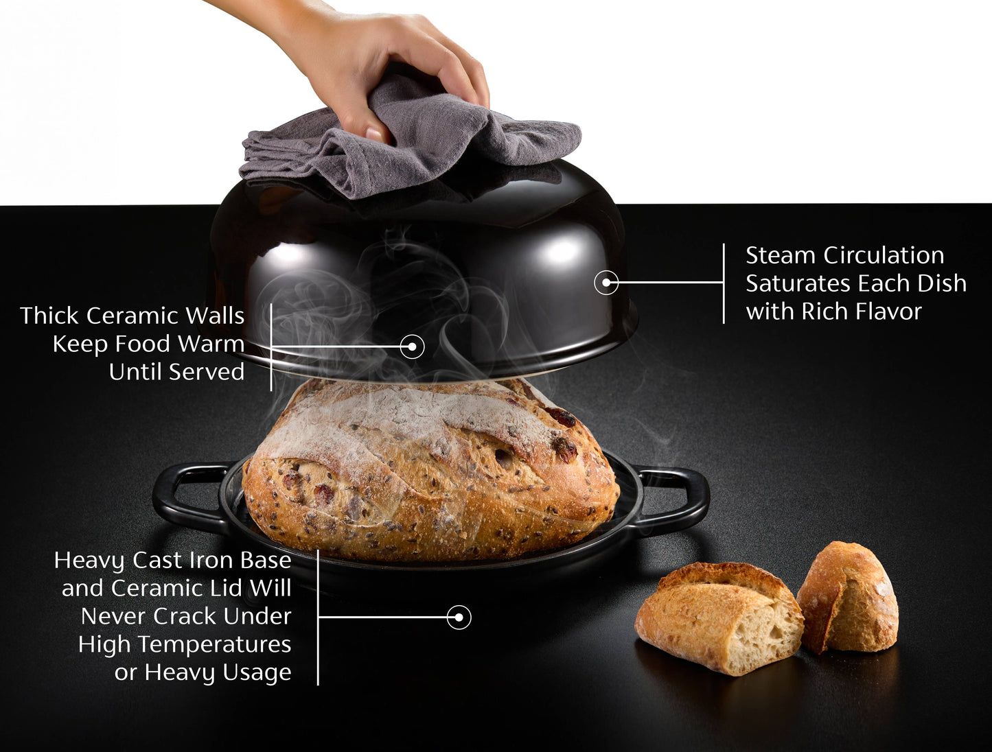 Enameled Cast Iron Bread Oven