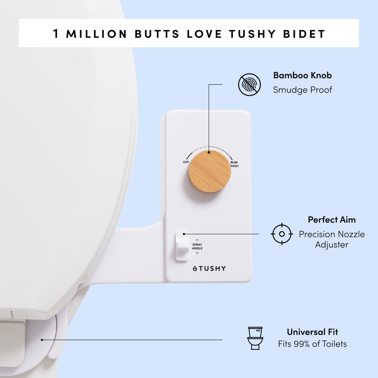 TUSHY - Classic 3.0 Bidet: Bamboo