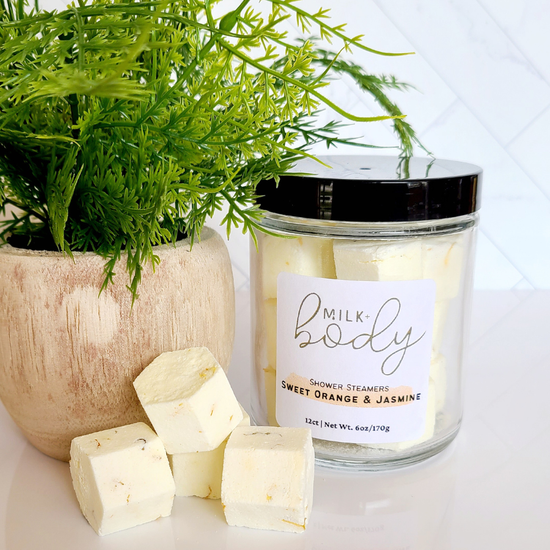 Mini Shower Steamers 12ct: Milk + Honey