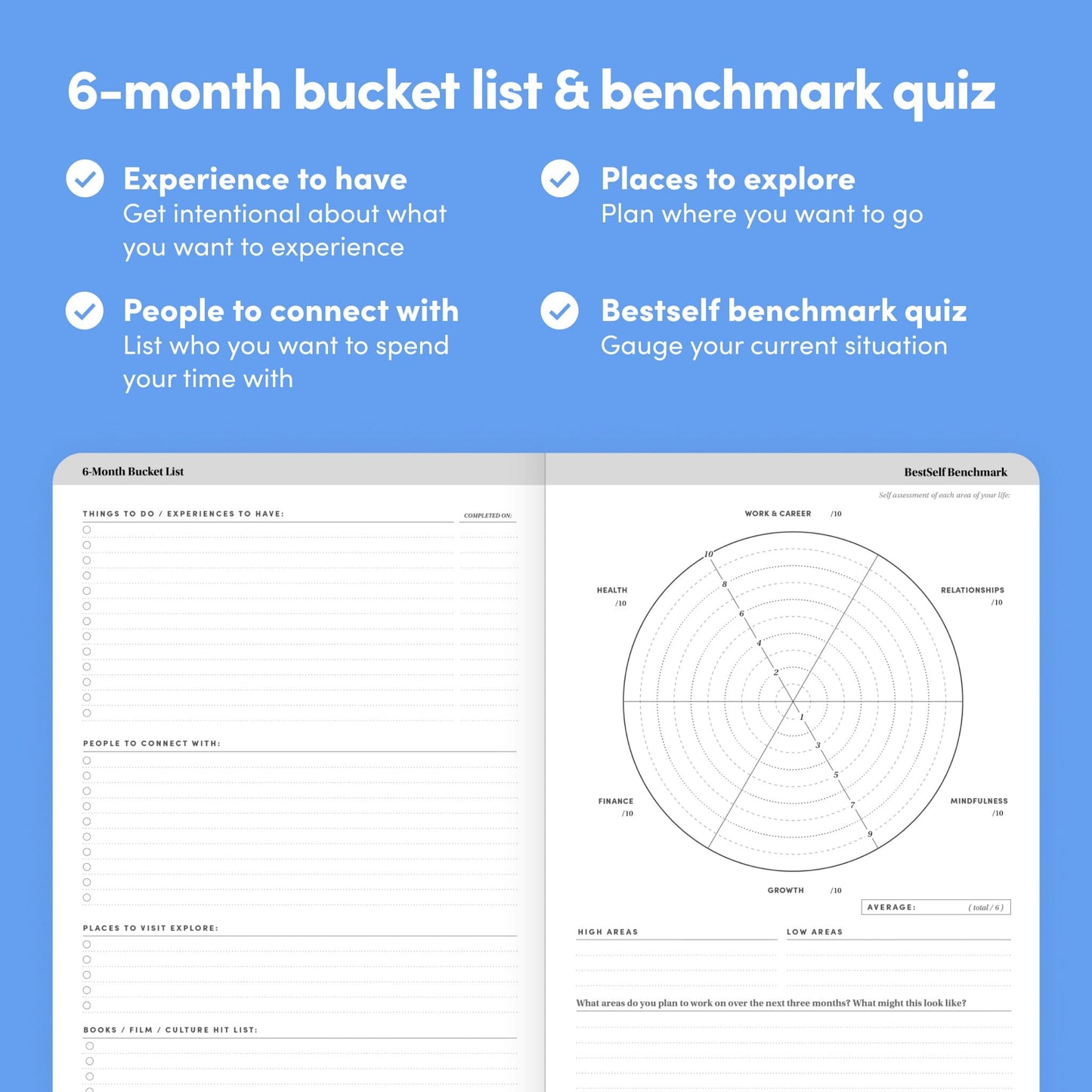 Best Self Co. - Undated 6-Month Planner