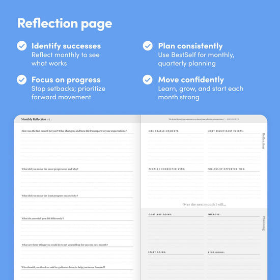 Best Self Co. - Undated 6-Month Planner