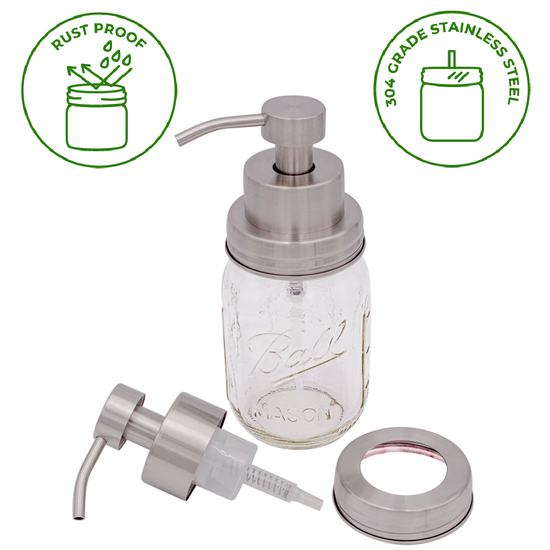 Foaming Soap Pump Regular Mouth: Satin