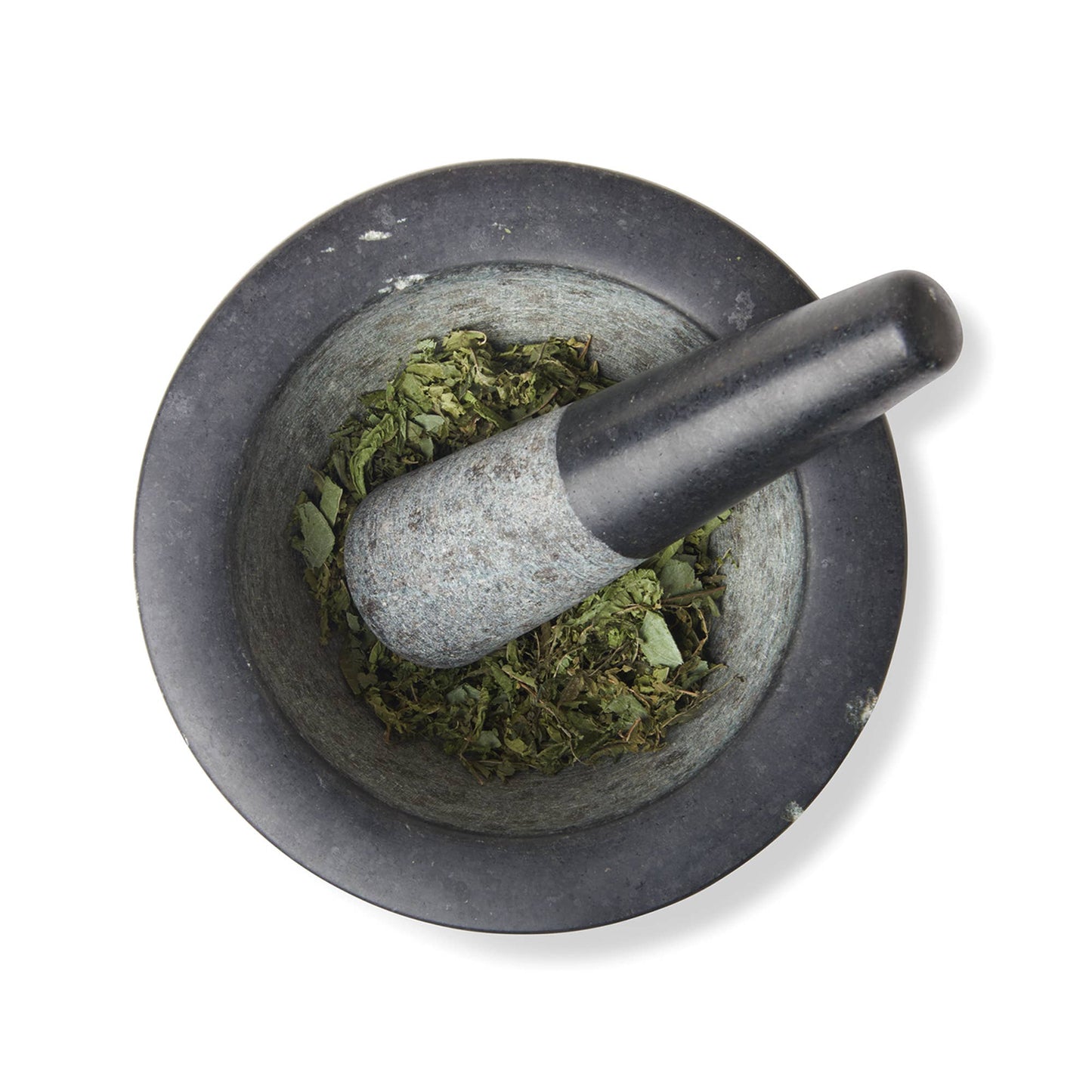 Black Granite Mortar and Pestle