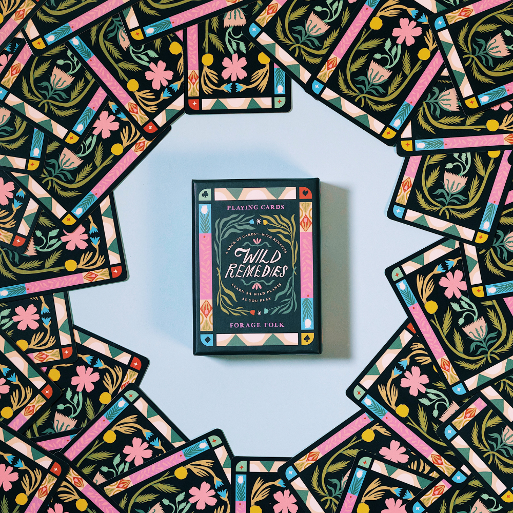 Wild Remedies Herbal Playing Cards by Forage Folk