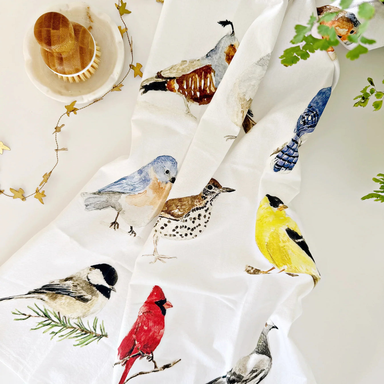 Birds Cotton Tea Towel