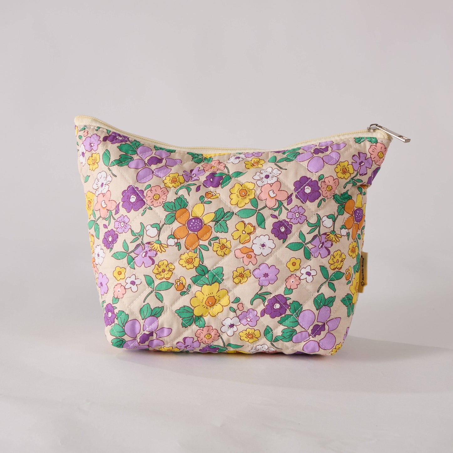 Floral Cosmetic Bag