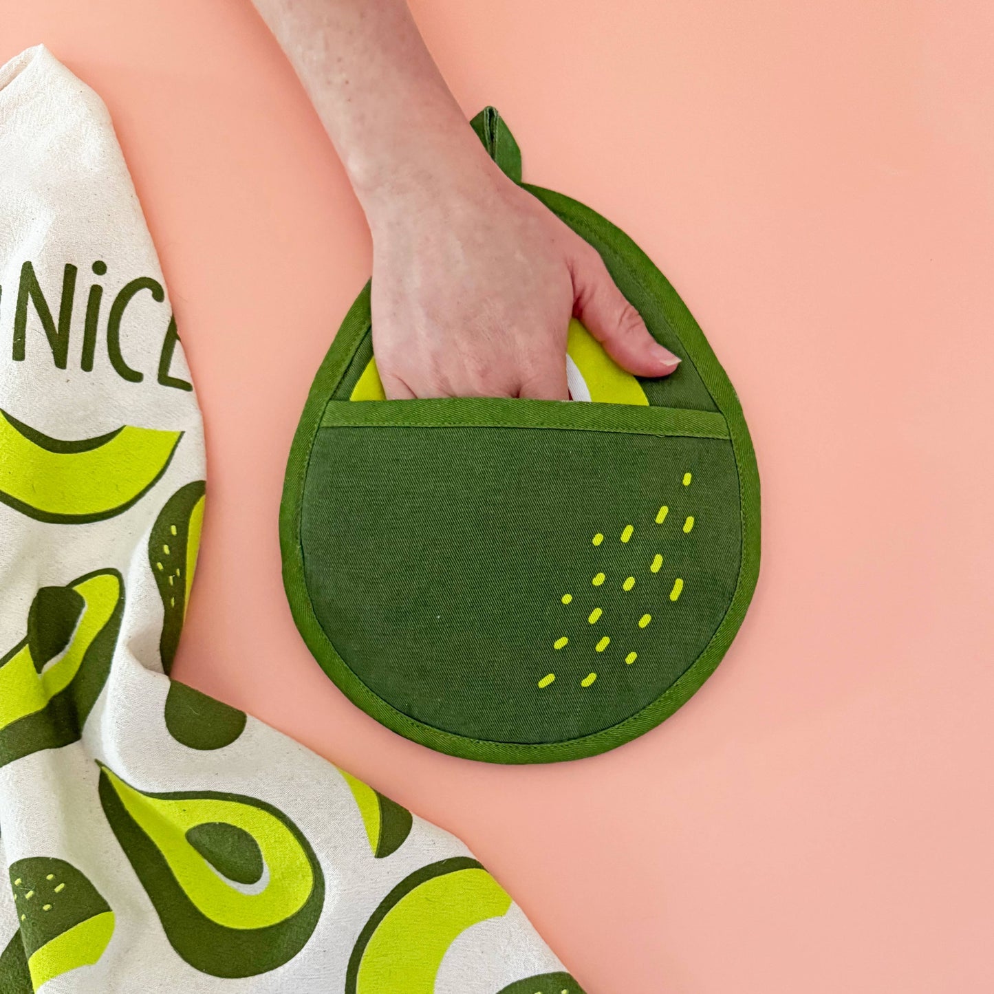 Foody Pot Holder with Pocket
