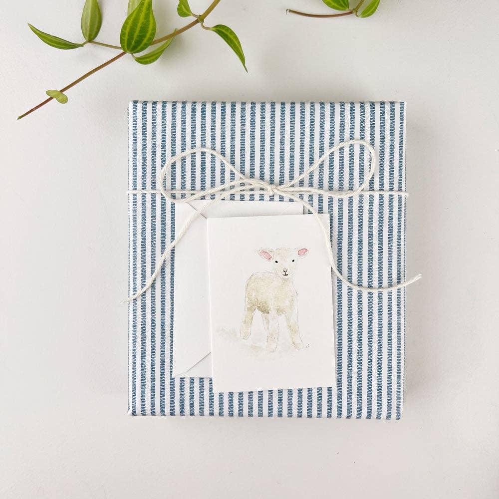 Lamb mini notecard