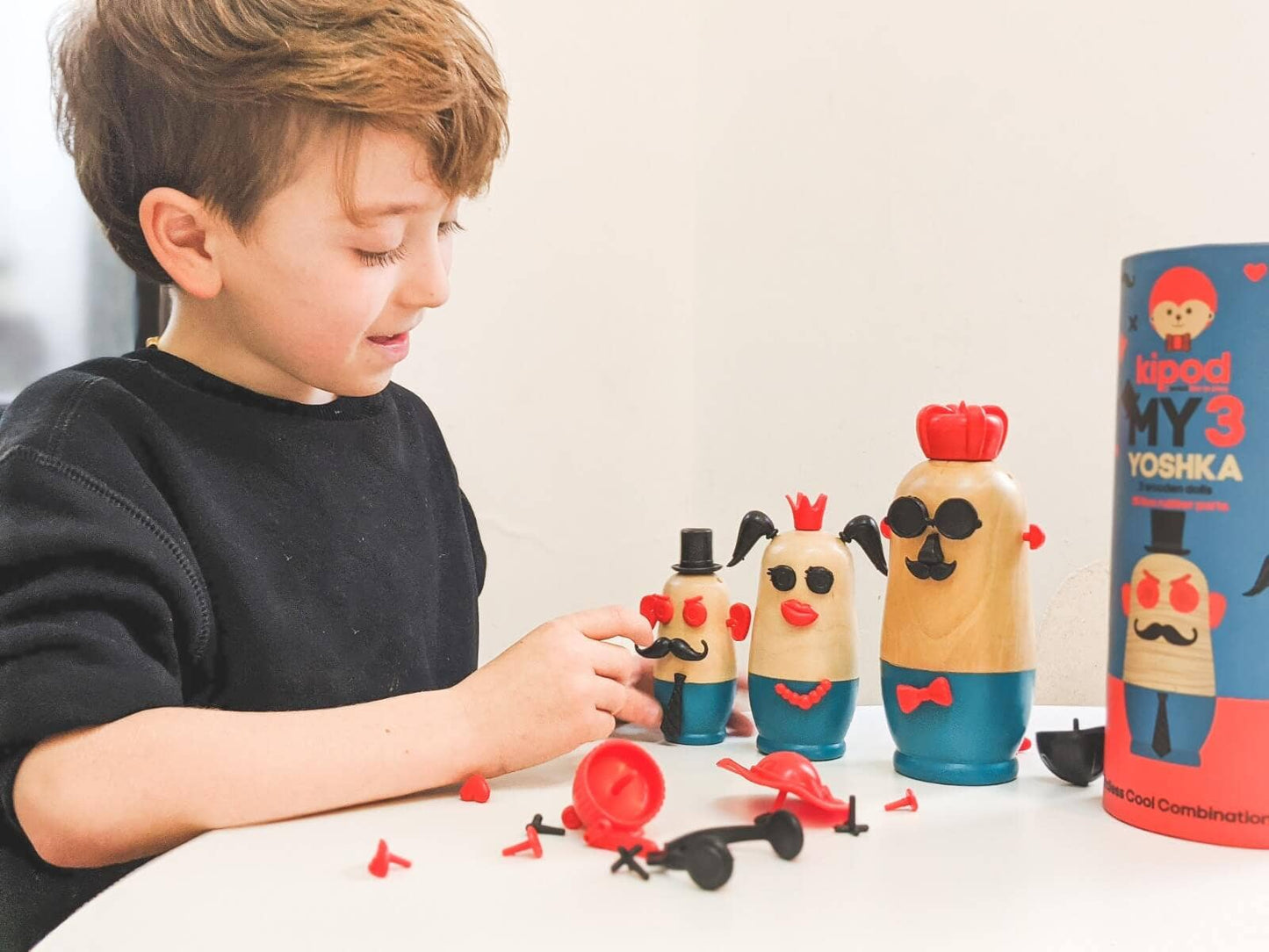 My 3 Yoshka Wooden Playset