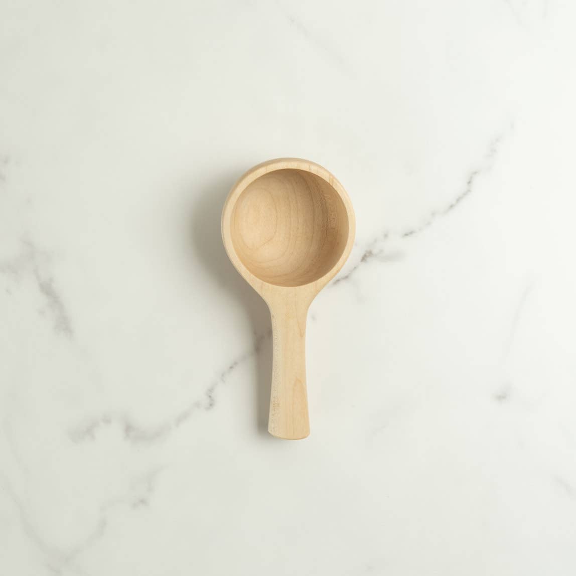 Large Maple Wood Scoop