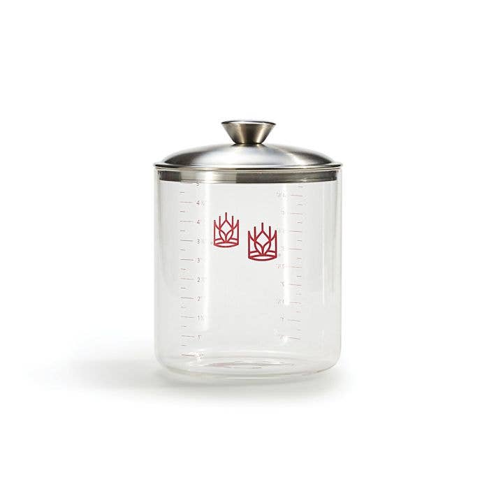 King Arthur Baking Glass Sourdough Crock