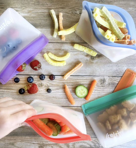 Reusable Stand-Up Storage Bags | Small  - 5 Pc Set