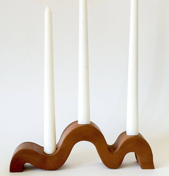 Wavy Candlestick Holder