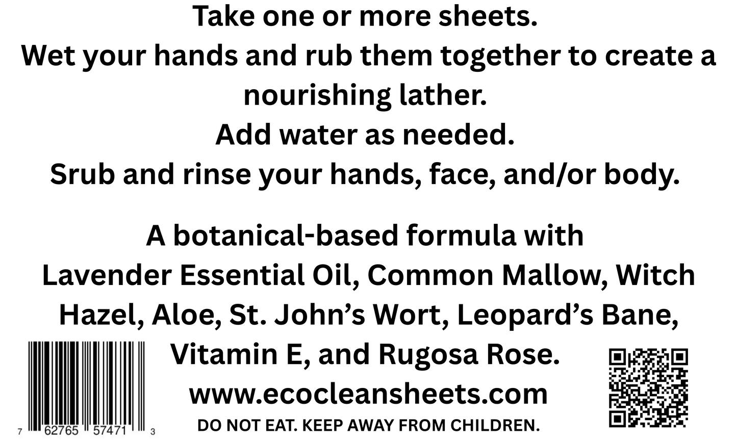 Eco Clean Mini Soap Sheets