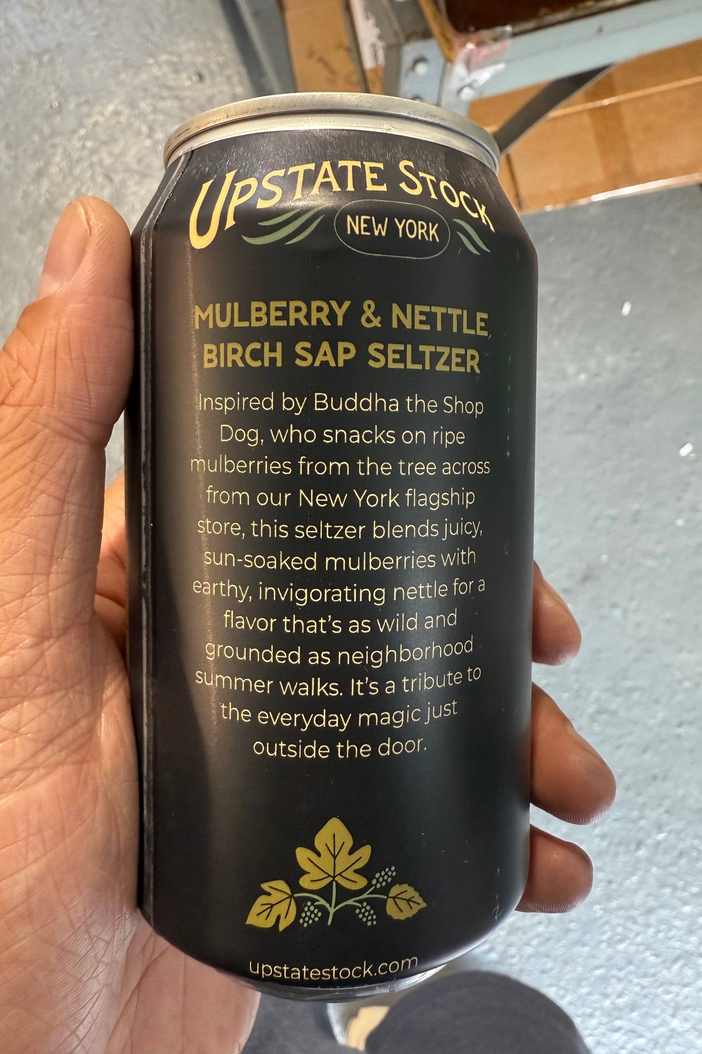 Mulberry and Nettle Birch Sap Seltzer