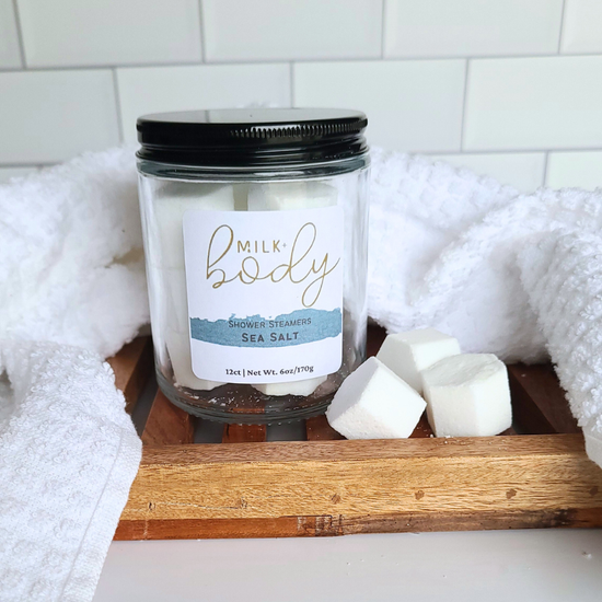 Mini Shower Steamers 12ct: Milk + Honey