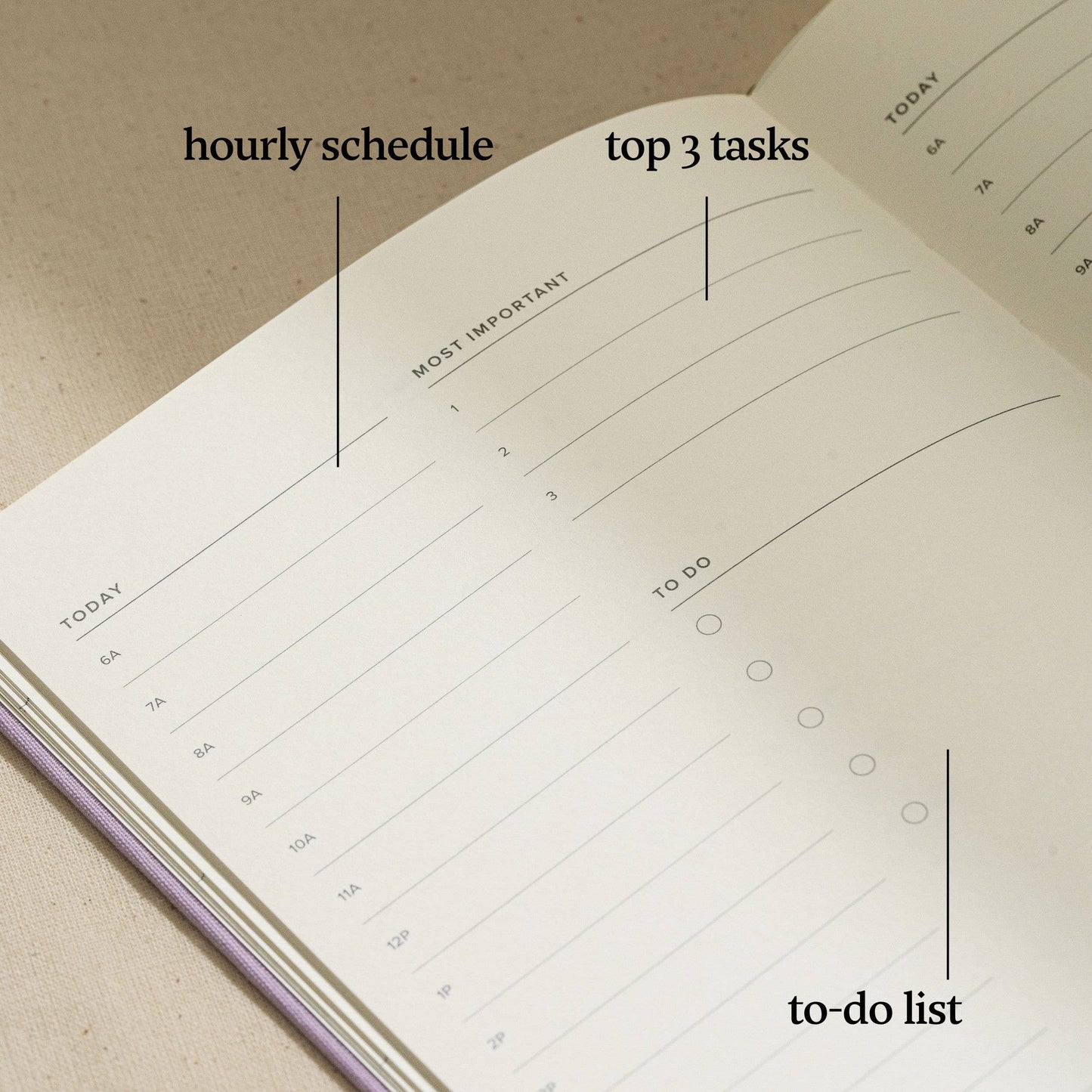 Undated Daily Planner
