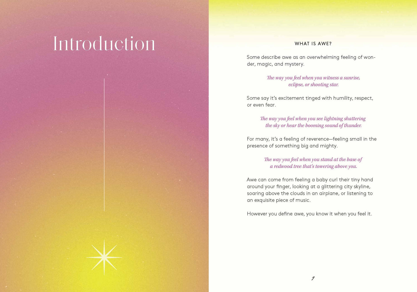 Awestruck Yearlong Journal