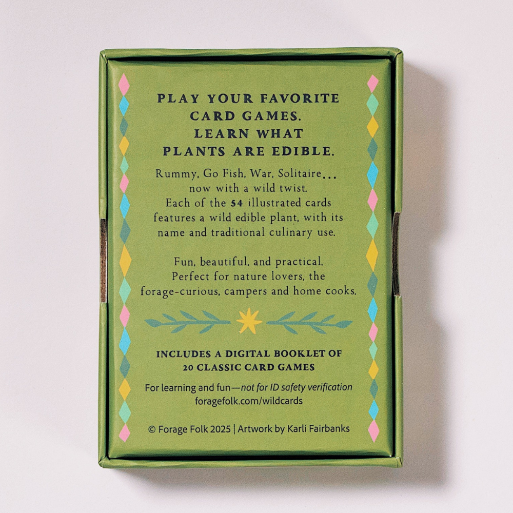 Forest Feast Edible Plant Card Deck by Forage Folk