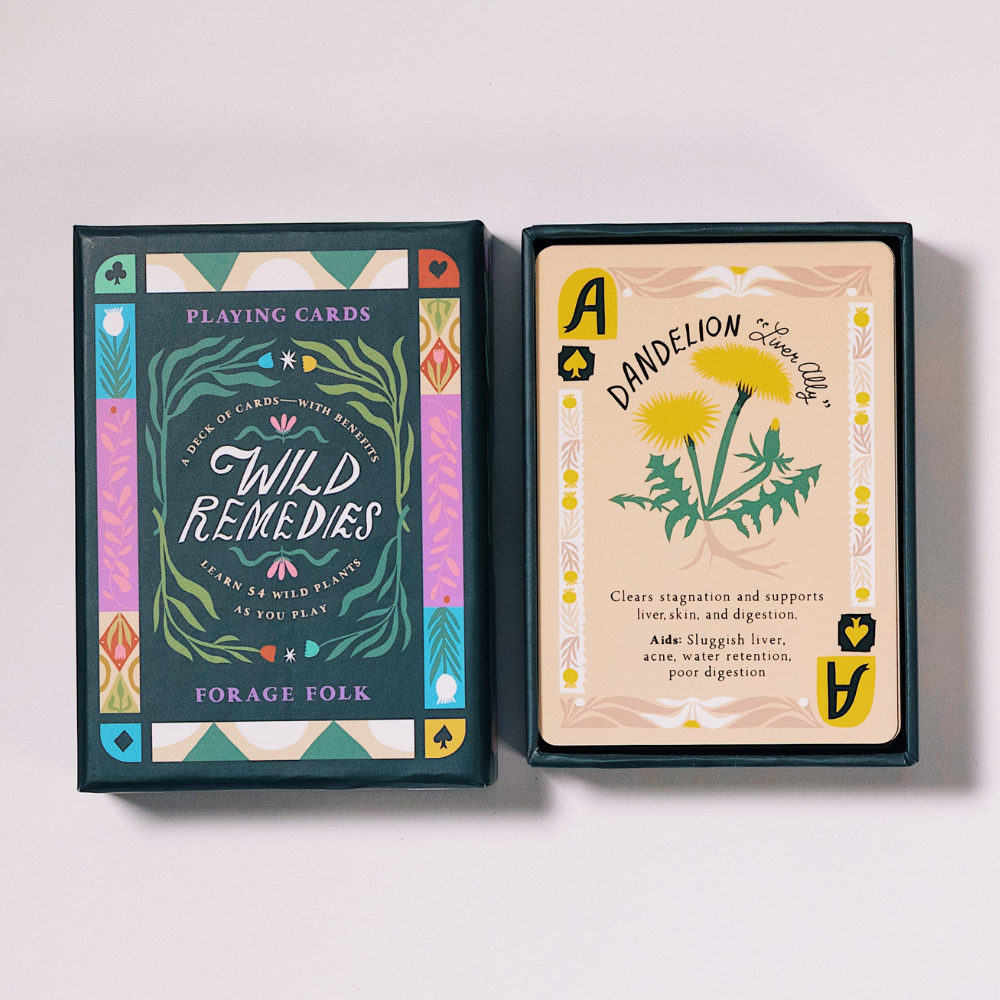 Wild Remedies Herbal Playing Cards by Forage Folk