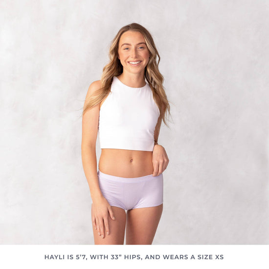 Saalt Comfort Boyshort: Deep Marine