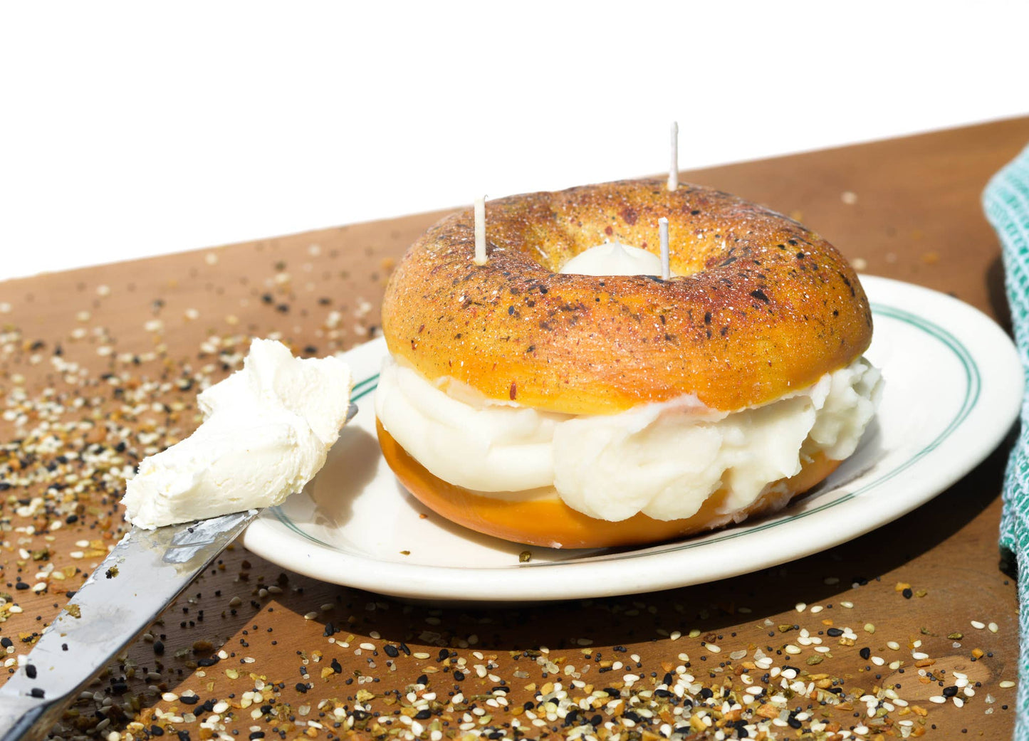 Everything Bagel Candle by Glow Worm Goods