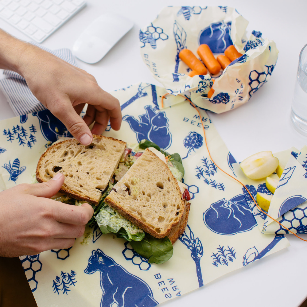 Bees Wrap Reusable Wraps Lunch 3 Pack