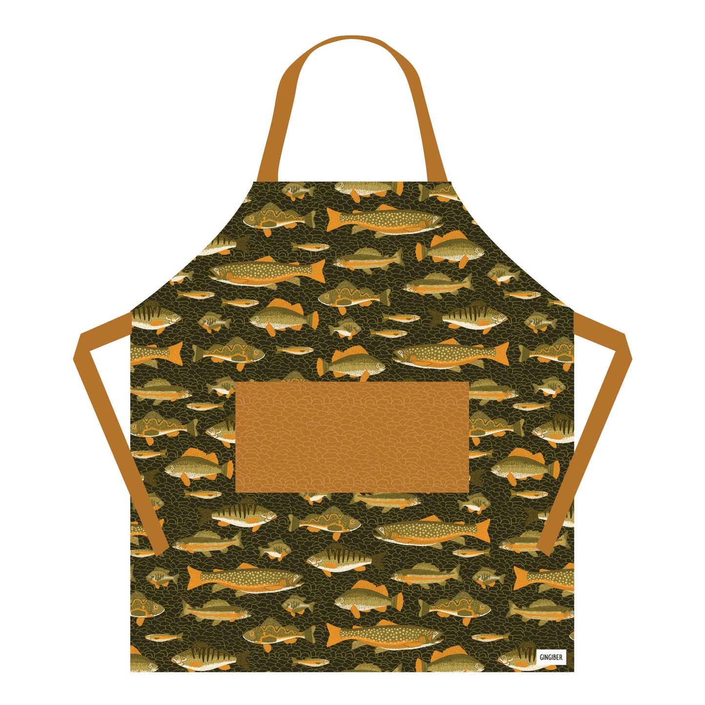 Coastal Fishing Kitchen Apron